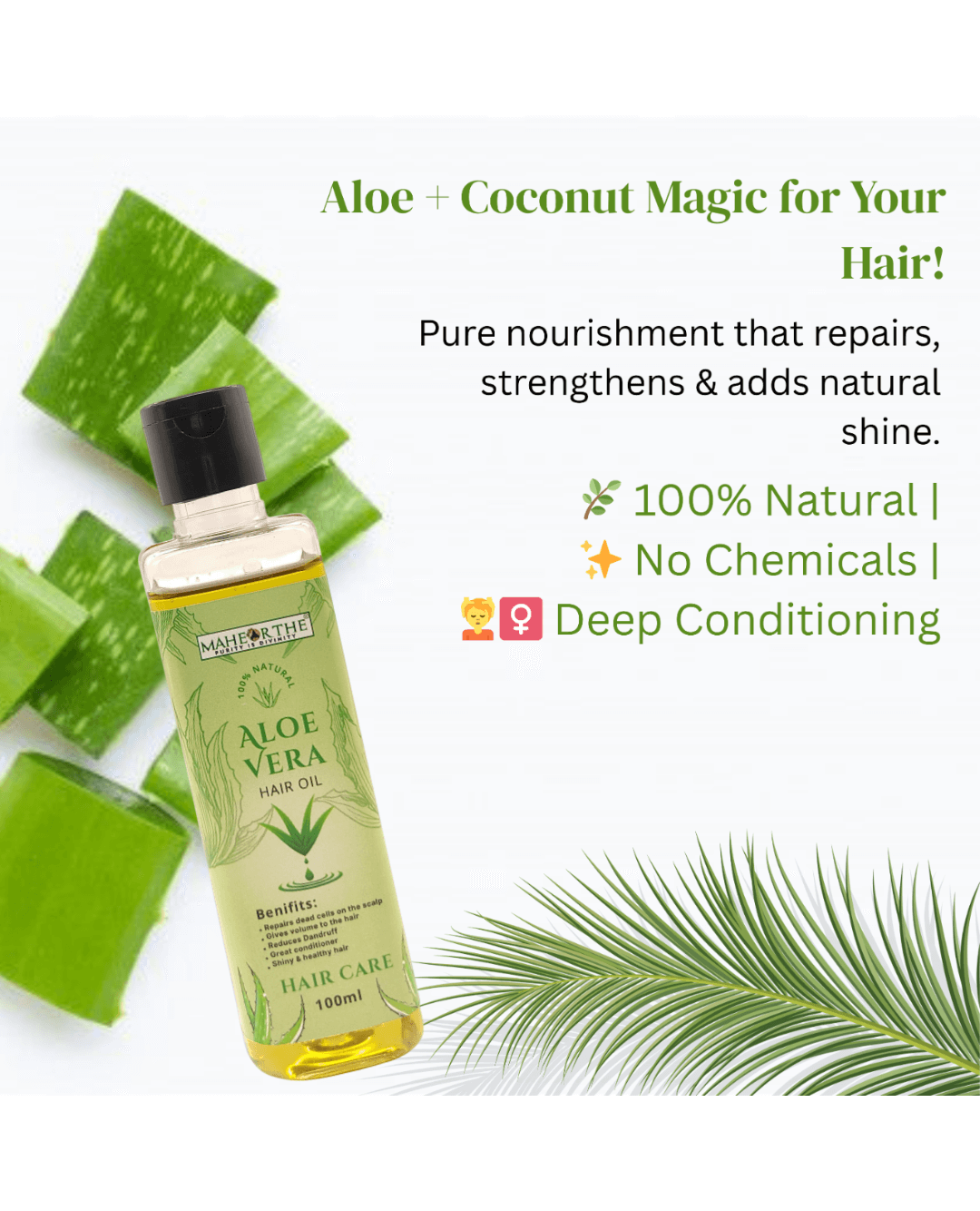 Aloe Vera Hair Oil (100 ml) - Image 4