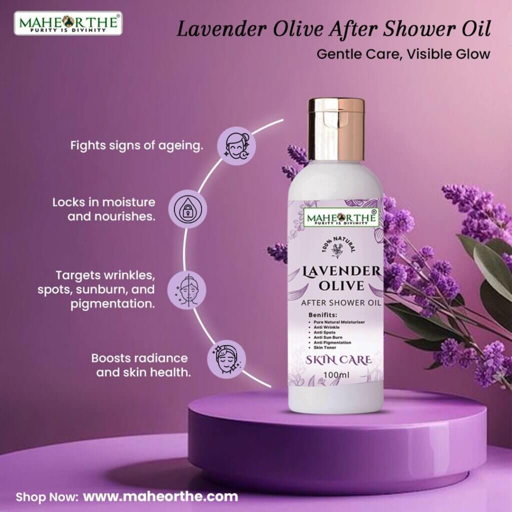 lavender olive after shower oil