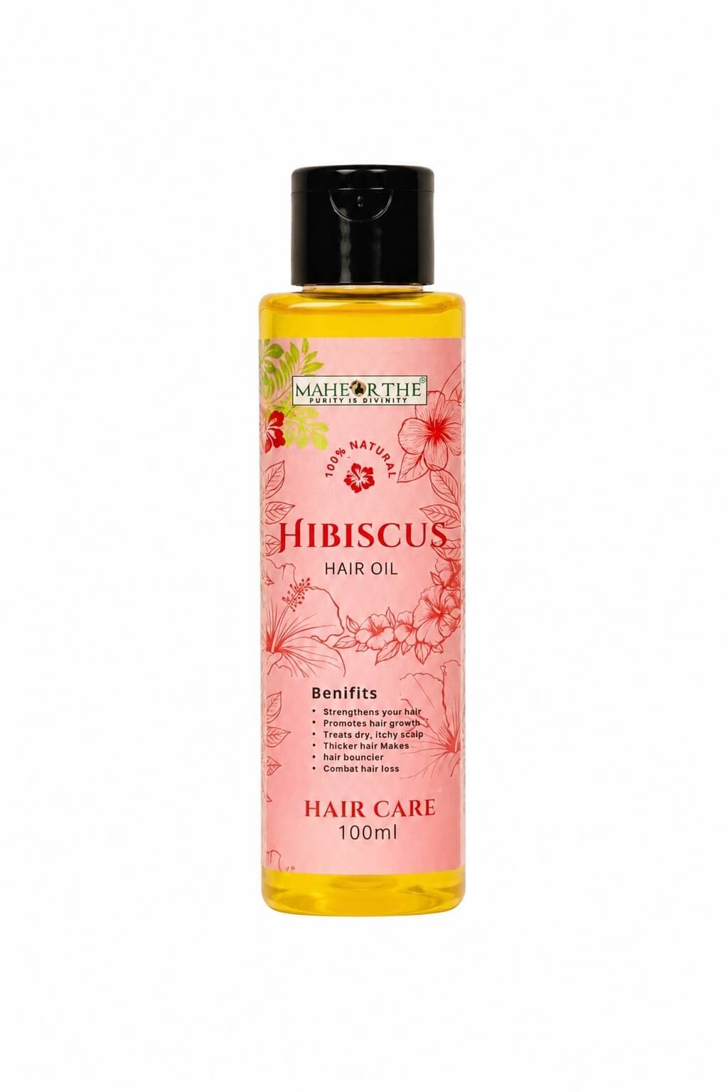 maheorthe hibiscus hair oil